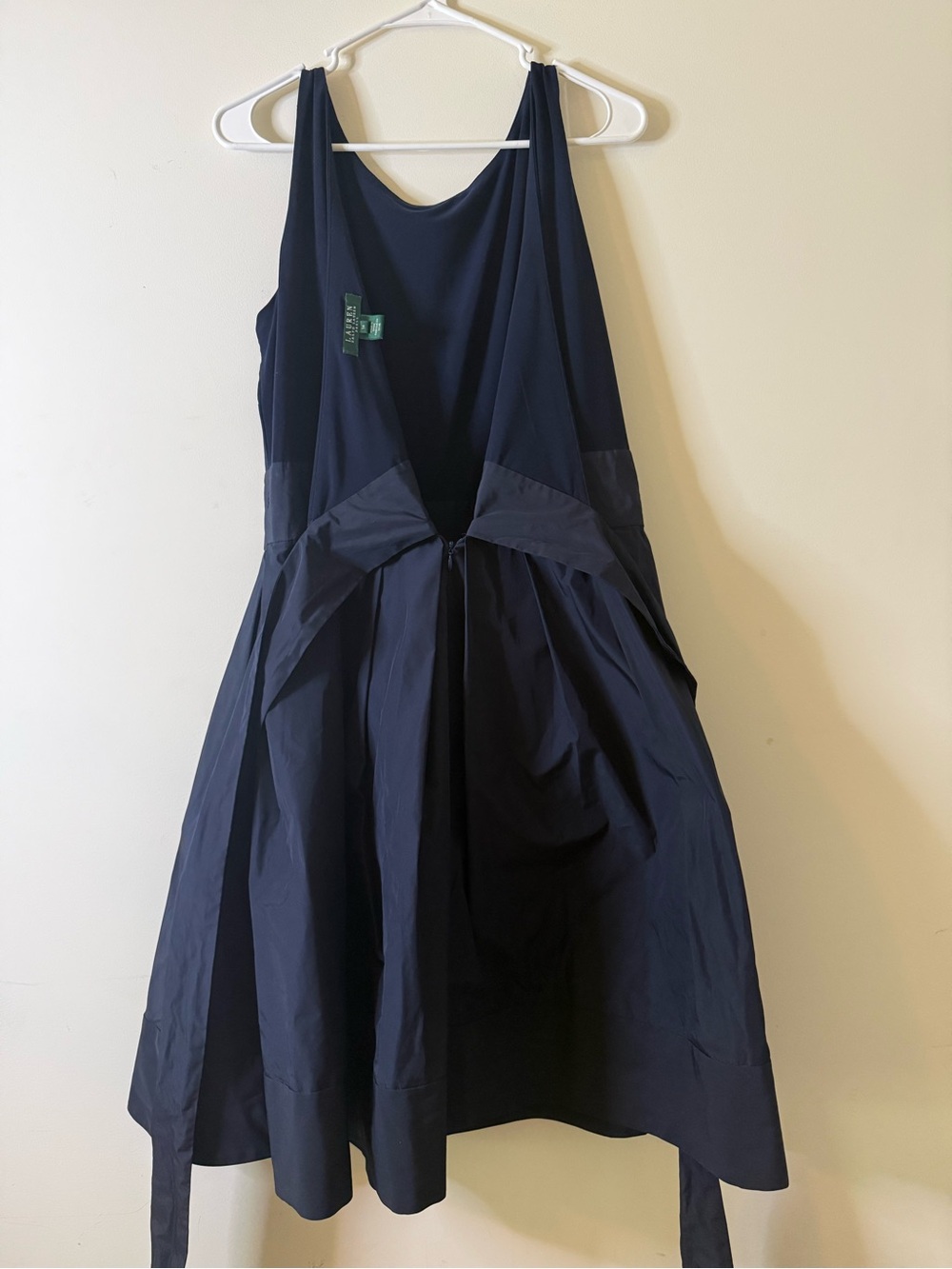 Lauren Ralph Lauren Navy Sleeveless Dress